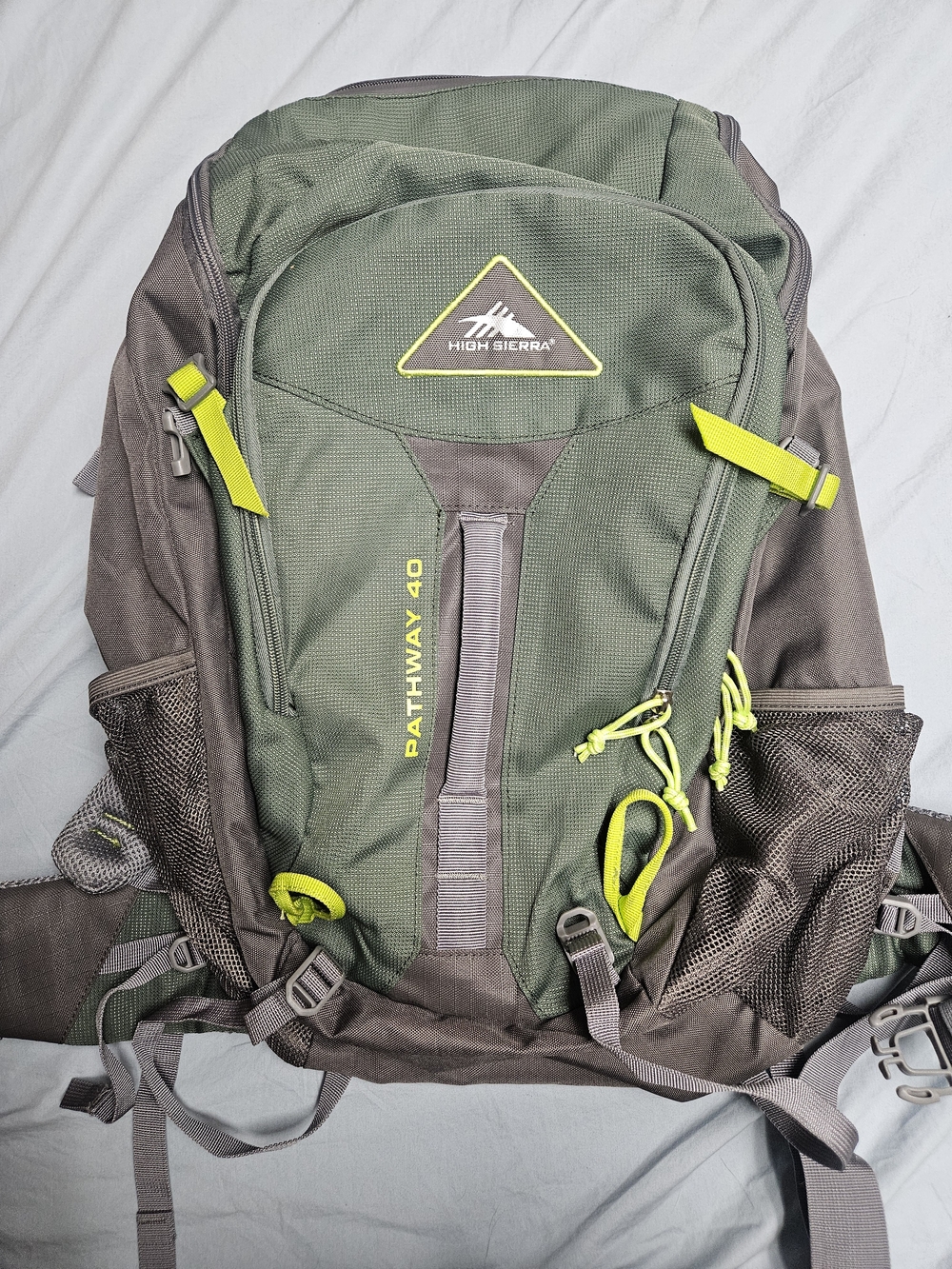 High Sierra Pathway 40 Green Backpack